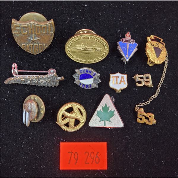 Lot of Assorted VTG Pins (Some Sterling)