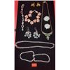 Image 1 : Lot of Assorted 1950's Rhinestone/Crystal Jewelry