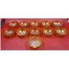 Lot of Marigold Carnival Glass Bowls