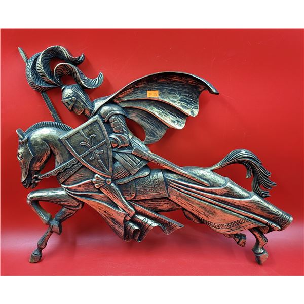 John Walter & Sons Durwood Jousting Knight Wall Decor