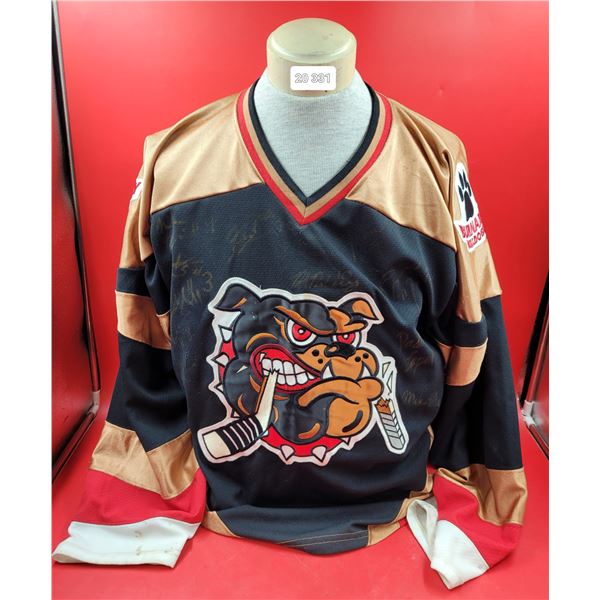 Autographed Burnaby Bulldogs Jersey