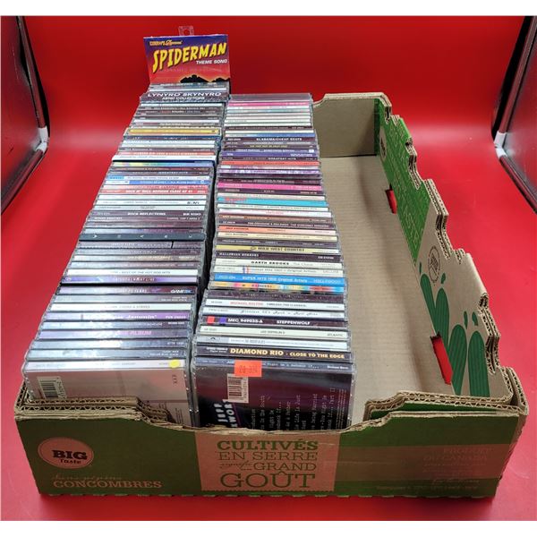 Lot of Assorted CDs w/ Lynyrd Skynyrd, Madonna, AC/DC, Abba, & More