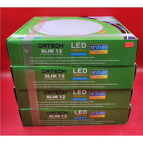4 Ortech Slim 12 Dimmable LED Lights