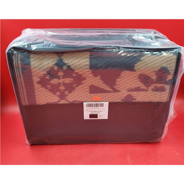 Black & Brown Outdoor Rug/Picnic Blanket/Beach Blanket