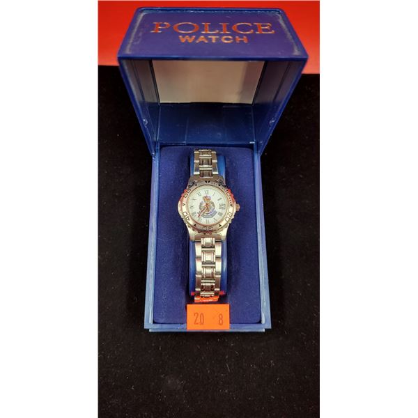 Hong Kong Police Stainless Steel Watch