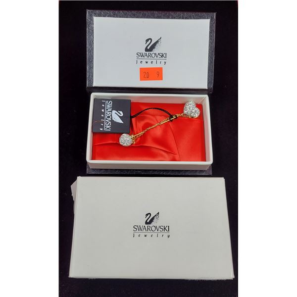 Swarovski Crystal Heart Brooch