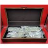 NOS Oneida Ltd. Silver-Plated Cutlery Set w/ Wooden Box