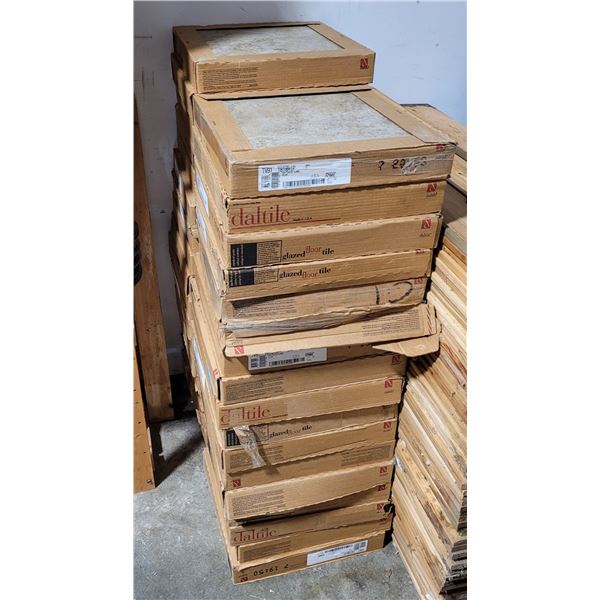 Lot of Daltile Glazed Floor Tiles Made in USA