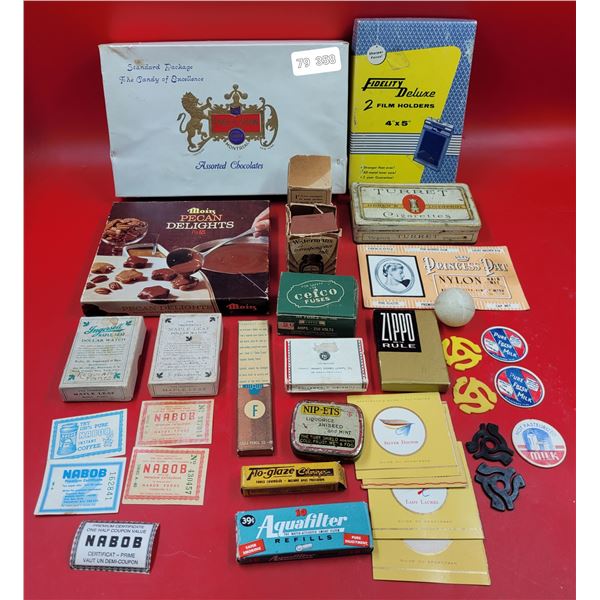 Lot of VTG Advertising w/ Zippo, Nabob, Aquafilter, & More