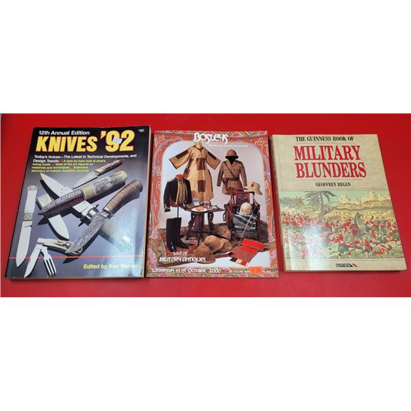 2 Militaria Books & Book on Knife Collecting