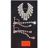 Image 1 : Pair of Coro Rhinestone Earrings & Austrian Rhinestone Brooch