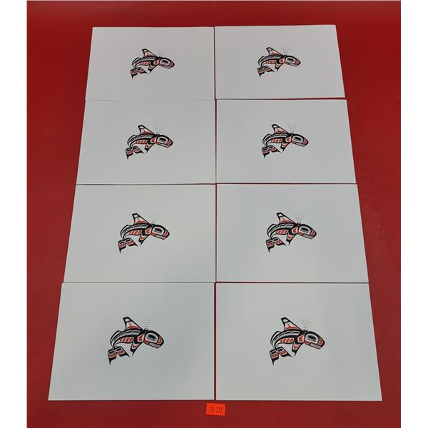 8 First Nations Killer Whale Lithographs