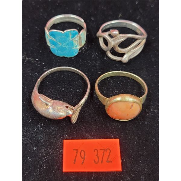 4 VTG Rings (Some Sterling)