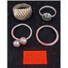 4 VTG Rings (Some Unmarked Sterling)