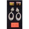 2 Pairs of Heavy Sterling Earrings