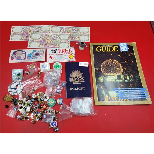 Lot of Expo 86 Collectibles & Pins