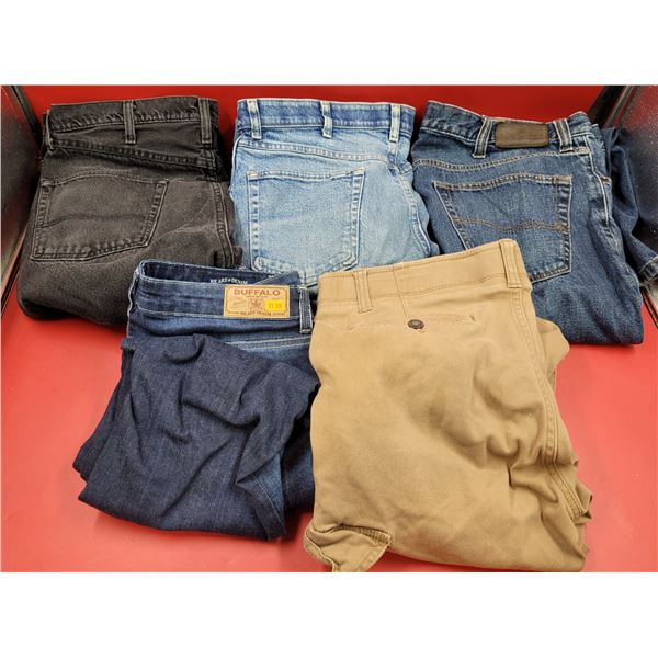 5 Pairs of Jeans w/ Buffalo, Wrangler, Denver Hayes, & More