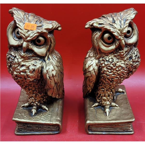 Pair of VTG Owl Bookends