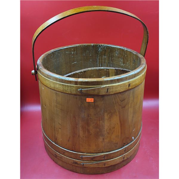 VTG Wooden Firkin Bucket