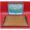 Image 1 : Coca-Cola/British Columbia/Expo 86 Serving Tray & MCM Winsome Wood Teak Serving Tray