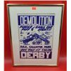 Image 1 : Framed VTG PNE Demolition Derby Advertising