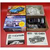 Image 1 : Unbuilt 1963 Corvette Stingray & '55 Chevy Street Machine Model Kits