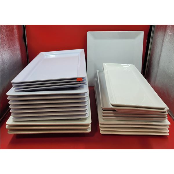 Lot of Assorted Serving Plates