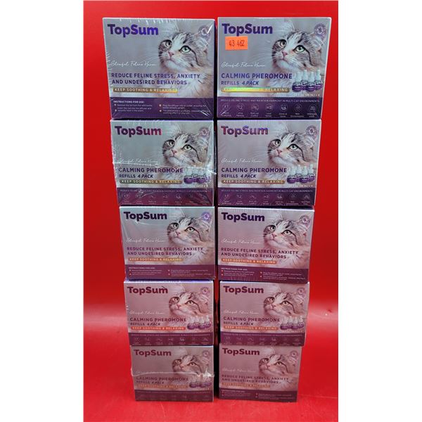Lot of TopSum Calming Cat Pheromone 4-Pack Refills