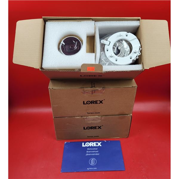 3 Lorex Dome Security Cameras