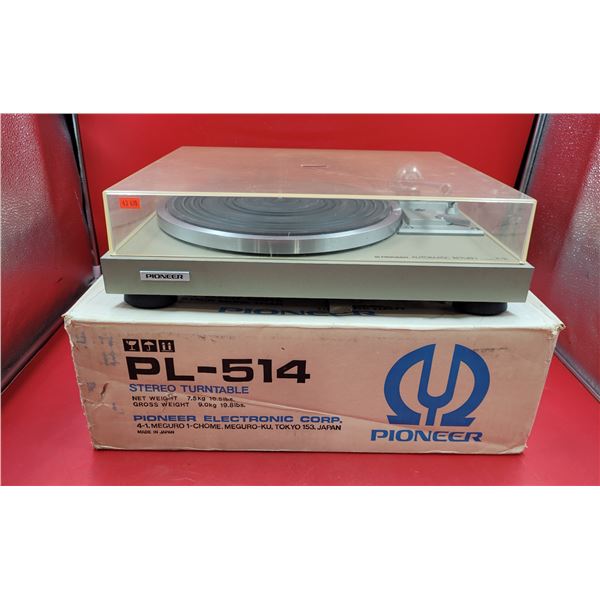 Pioneer PL-514 Stereo Turntable/Record Player