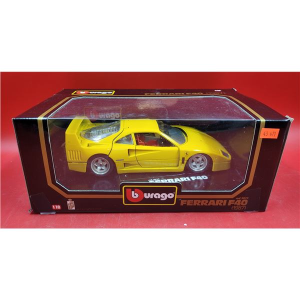 Burago 1987 Ferrari F40 Model
