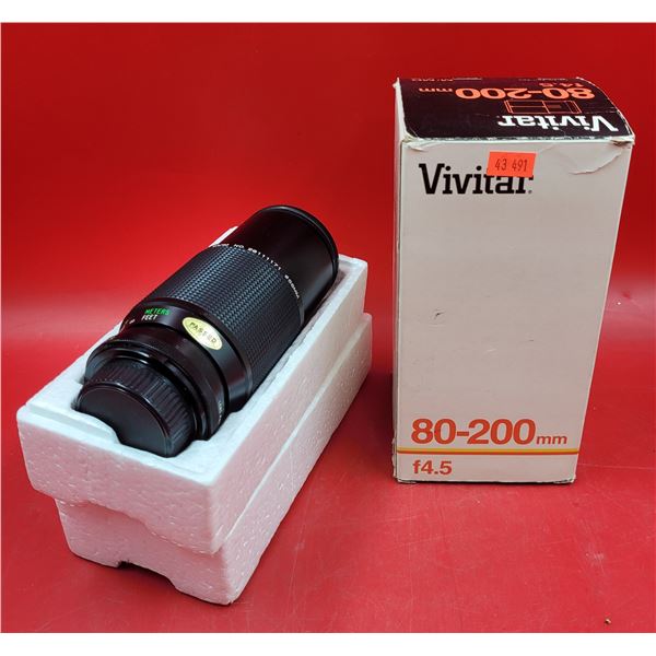Vivitar 80-200 mm f4.5 Lens w/ Box