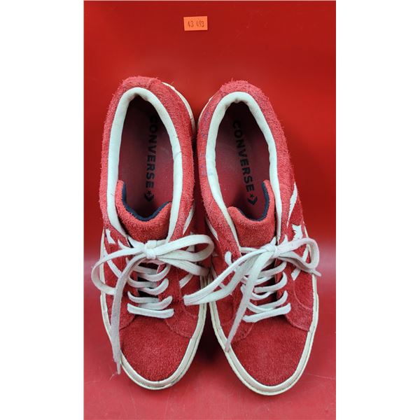 Red Suede Converse All Stars