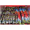 Image 1 : Large Lot of Glowsticks w/ Tri-Color Necklace, Glasses, & Clip-On Earrings