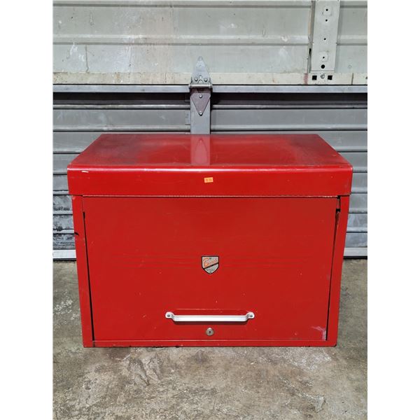 Beach Metal Toolbox w/ Assorted Hardware