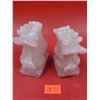 Image 2 : Carved Rose Quartz Dragon Figurines
