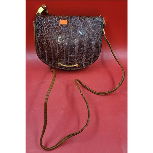 Brown Leather Shoulder Bag