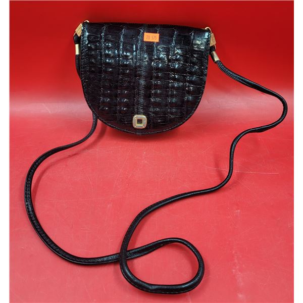 Black Leather Shoulder Bag