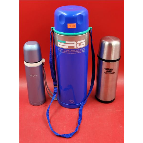 3 Thermoses (ERG, Thermos, & Free & Free)