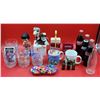Collectibles Lot w/ Peanuts Mugs, Disney Glasses, Coca-Cola Bottles, & More