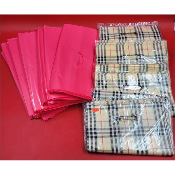 Assorted Plastic Shopping Bag Lot