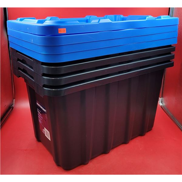 Lot of Mastercraft 45L Storage Boxes