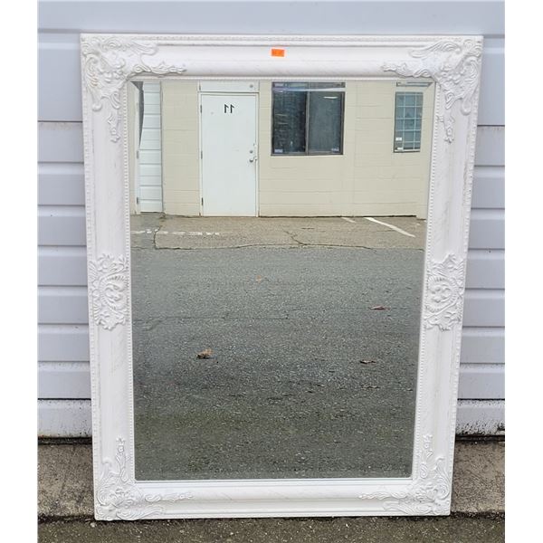 White Ornate Wall Mirror