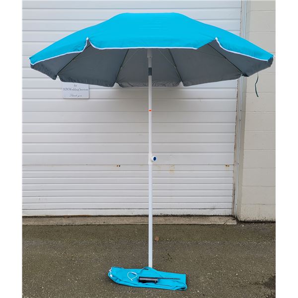 Blue Beach Umbrella