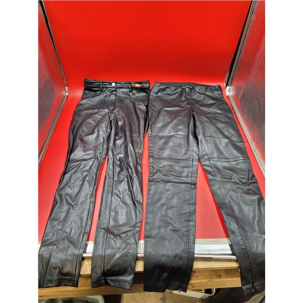 2 Pairs of Leather Pants (Wilfred & Zafa Lasic)