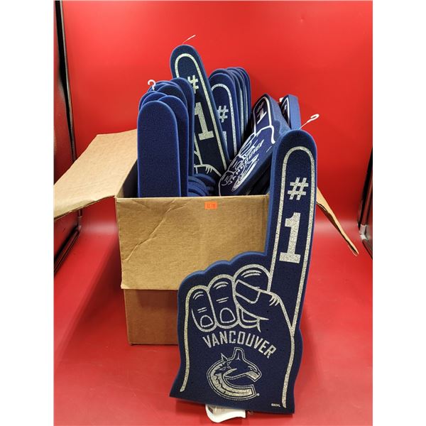 Lot of Vancouver Canucks #1 Foam Fingers