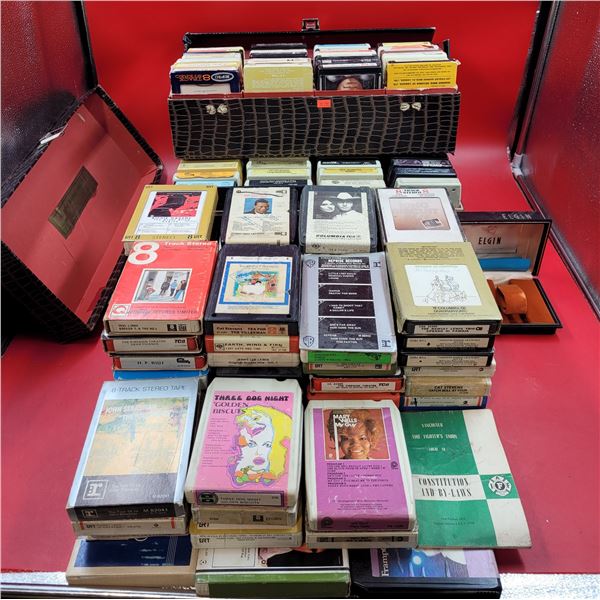 Lot of Assorted 8 Track Cassettes