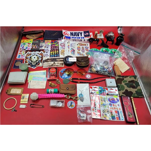 Miscellaneous Lot w/ Coca-Cola Playing Cards, Stickers/Decals, Event Tickets, & More