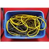 Image 1 : Bin of Assorted Extension Cords