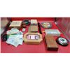 Image 1 : VTG Miscellaneous Lot w/ Paper/Mail, Cigar Boxes, Geode, & More